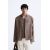 Zara Рубашка из 100% льна , Цвет: Коричневый, Размер: M (US M), изображение 2