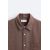 Zara Рубашка из 100% льна , Цвет: Коричневый, Размер: M (US M), изображение 10
