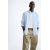 Zara Рубашка из смесового льна, Цвет: Синий, Размер: S (US S), изображение 6