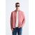 Zara Рубашка из смеси льна и хлопка в свободном стиле, Цвет: Розовый, Размер: S (US S), изображение 2