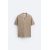 Zara Поло-рубашка вязаная с крючком - лимитированное издание , Цвет: Бежевый, Размер: M (US M), изображение 7