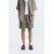 Zara Шорты-бермуды из 100% льна, Цвет: Зеленый, Размер: M, изображение 2