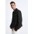 Zara Пиджак из льна , Цвет: Черный, Размер: M (US M), изображение 5