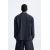 Zara Рубашка-оверсайз из 100% льна , Цвет: Синий, Размер: S (US S), изображение 3