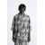 Zara Австрактная рисунка рубашка , Цвет: Серый, Размер: S (US S), изображение 2