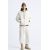 Zara Кожаные ботинки на шнуровке с контрастной отделкой , Цвет: Коричневый, Размер: 44