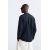 Zara Рубашка из хлопка и льна , Цвет: Синий, Размер: S (US S), изображение 3