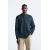 Zara Рубашка из хлопка и льна , Цвет: Синий, Размер: S (US S), изображение 2