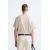 Zara Льняная - хлопковая футболка , Цвет: Бежевый, Размер: XL (US XL), изображение 3