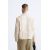 Zara Полосатый хлопково-леновый жакет , Цвет: Белый, Размер: S (US S), изображение 3