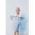 Zara Полосатое платье из поплина , Цвет: Синий, Размер: 5 лет (110 см)