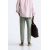 Zara Брюки из вискозы и льна, Цвет: Зеленый, Размер: XL, изображение 3