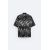 Zara Рубашка с абстрактным принтом , Цвет: Черный, Размер: S (US S), изображение 6