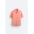 Zara Рубашка с эффектом складок , Цвет: Оранжевый, Размер: L (US L), изображение 6