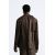 Zara  creased jacquard blazer - лимитированное издание , Цвет: Коричневый, Размер: S (US S), изображение 3