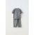 Zara  гармоничный джоггинг футболка и брюки на резинке , Цвет: Серый, Размер: 1½ лет (86 см), изображение 2