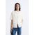 Zara Рубашка с полосатым жаккардовым узором , Цвет: Бежевый, Размер: S (US S), изображение 2