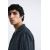 Zara Рубашка в полосатый рельефный узор , Цвет: Синий, Размер: S (US S), изображение 5