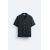 Zara Рубашка в полосатый рельефный узор , Цвет: Синий, Размер: S (US S), изображение 8