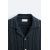 Zara Рубашка в полосатый рельефный узор , Цвет: Синий, Размер: S (US S), изображение 10
