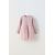 Zara Платье из трикотажа с круглым вырезом и длинными рукавами, Цвет: Розовый, Размер: 3 лет (98 см)