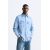 Zara Рубашка из джинсовой ткани , Цвет: Синий, Размер: L (US L), изображение 2