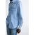 Zara Рубашка из джинсовой ткани , Цвет: Синий, Размер: L (US L), изображение 7