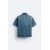 Zara Рубашка из денима с карманом , Цвет: Синий, Размер: S (US S), изображение 7