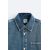 Zara Рубашка из денима с карманом , Цвет: Синий, Размер: S (US S), изображение 8