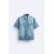 Zara Рубашка из денима с карманом , Цвет: Синий, Размер: S (US S), изображение 6