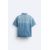 Zara Рубашка из денима с карманом , Цвет: Синий, Размер: S (US S), изображение 7