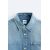 Zara Рубашка из денима с карманом , Цвет: Синий, Размер: S (US S), изображение 8