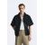 Zara Рубашка с цветочной вышивкой , Цвет: Черный, Размер: M (US M), изображение 2