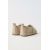 Zara Кожаные слипоны из джута , Цвет: Коричневый, Размер: 22 (13,6 см), изображение 4