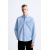 Zara Рубашка типа оксфорд , Цвет: Синий, Размер: S (US S), изображение 2