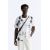 Zara Рубашка из ткани с принтом в полоску , Цвет: Белый, Размер: S (US S), изображение 2