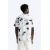 Zara Рубашка из ткани с принтом в полоску , Цвет: Белый, Размер: S (US S), изображение 3
