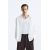 Zara Рубашка с текстурным вышивкой , Цвет: Белый, Размер: S (US S), изображение 2
