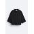 Zara Рубашка свободного кроя с карманами - лимитированное издание , Цвет: Черный, Размер: S (US S), изображение 6