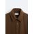 Zara Рубашка с эффектом складок , Цвет: Коричневый, Размер: S (US S), изображение 8