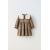 Zara Платье с текстурным крючком , Цвет: Коричневый, Размер: 1½ лет (86 см), изображение 2