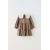 Zara Платье с текстурным крючком , Цвет: Коричневый, Размер: 1½ лет (86 см), изображение 3