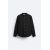 Zara Рубашка оксфорд со стойкой-воротником , Цвет: Черный, Размер: S (US S), изображение 7