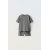 Zara Мягкая футболка plush и бермуды из вафельного трикотажа в комплекте , Цвет: Серый, Размер: 1½ лет (86 см)