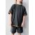 Zara Мягкая футболка plush и бермуды из вафельного трикотажа в комплекте , Цвет: Серый, Размер: 1½ лет (86 см), изображение 5
