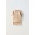 Zara Плюшевый костюм для отдыха varsity jogging co-ord , Цвет: Бежевый, Размер: 6 лет (116 см)
