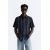 Zara Рубашка с полосатым эластичным поясом , Цвет: Синий, Размер: S (US S), изображение 2