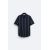Zara Рубашка с полосатым эластичным поясом , Цвет: Синий, Размер: S (US S), изображение 7
