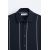 Zara Рубашка с полосатым эластичным поясом , Цвет: Синий, Размер: S (US S), изображение 9