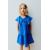 Zara Текстурное платье с оборкой , Цвет: Синий, Размер: 1½ лет (86 см)